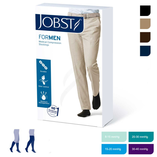 Jobst For Men Knee High 15-20 20-30 30-40