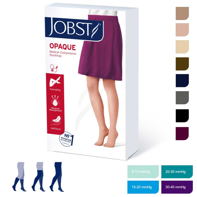 Jobst Opaque Compression Stockings 15-20, 20-30, 30-40