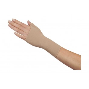  Compression Arm Sleeve with Gauntlet, Lymphedema Post-Op  Support, X-Large (with Thumbhole) : Health & Household