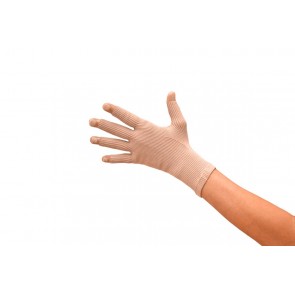 Solaris Exo Soft Glove: Full Fingers, Beige