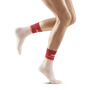 CEP The Run Compression Mid Cut Socks 4.0, Women Red
