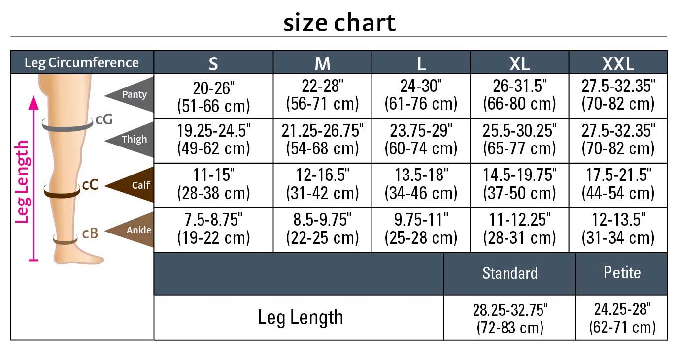 duomed size chart