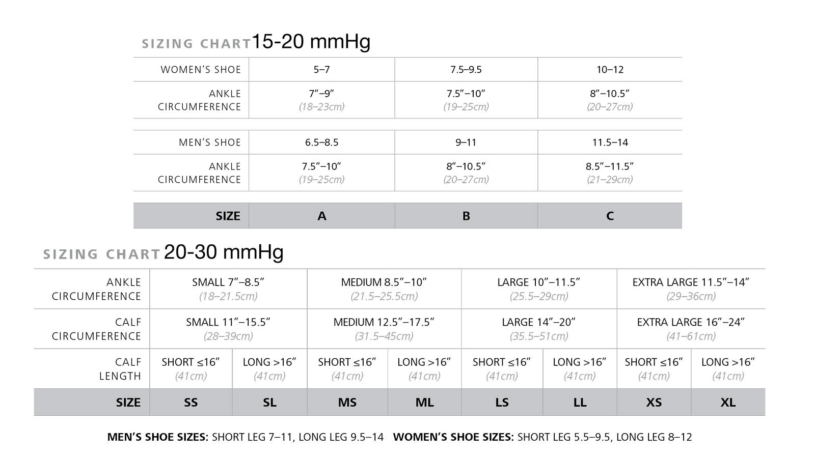 Sigvaris Color Chart