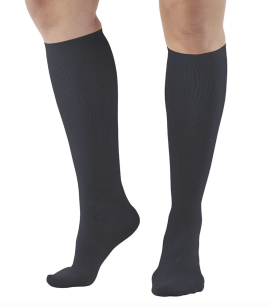 Ames Walker Women's Trouser Knee High Socks Black