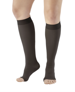 Ames Walker Medical Support Stockings Knee High OT Black