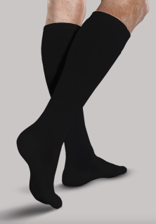 Therafirm Core-Spun Moderate Support Cushioned Socks Black