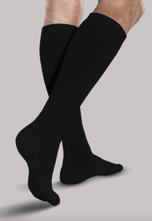  Therafirm Core-Spun Mild Support Cushioned Socks (15-20 mmHg) black