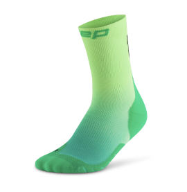 CEP Core Run Gradient Mid Cut Compression Socks 5.0G RN/LIM