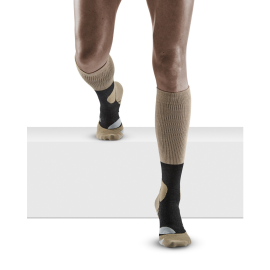 CEP Hiking Merino Tall Compression Socks Women Sand