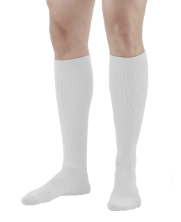Ames Walker Coolmax Socks Knee High White
