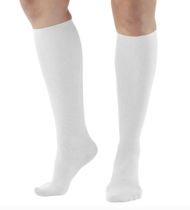 Ames Walker Women's Maternity Socks White