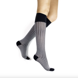 RejuvaHealth Houndstooth Compression Socks Women
