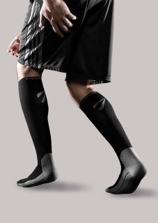 Therafirm TheraSport Moderate Compression Athletic Performance Socks Black