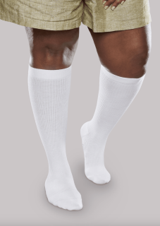 Therafirm Core-Spun Mild Support Socks White