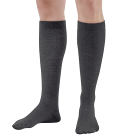 Ames Walker Men's Wool Knee High Socks Charcoal