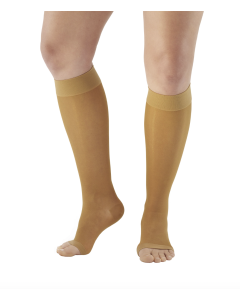 Ames Walker Sheer Support Stockings Knee High OT Beige