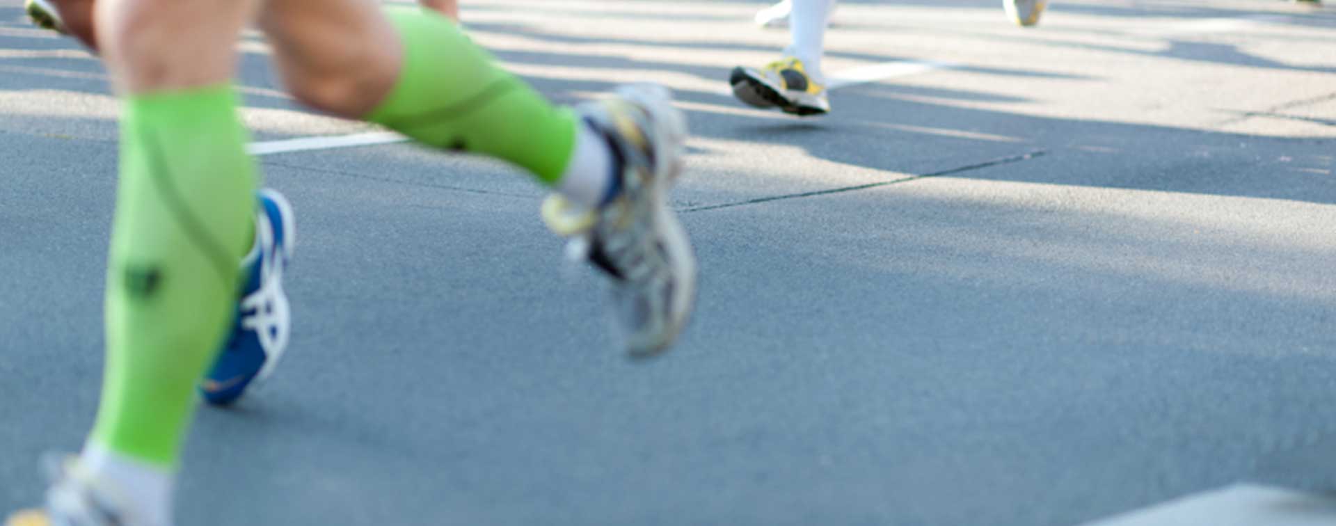 Runner wearing CEP Calf Sleeves