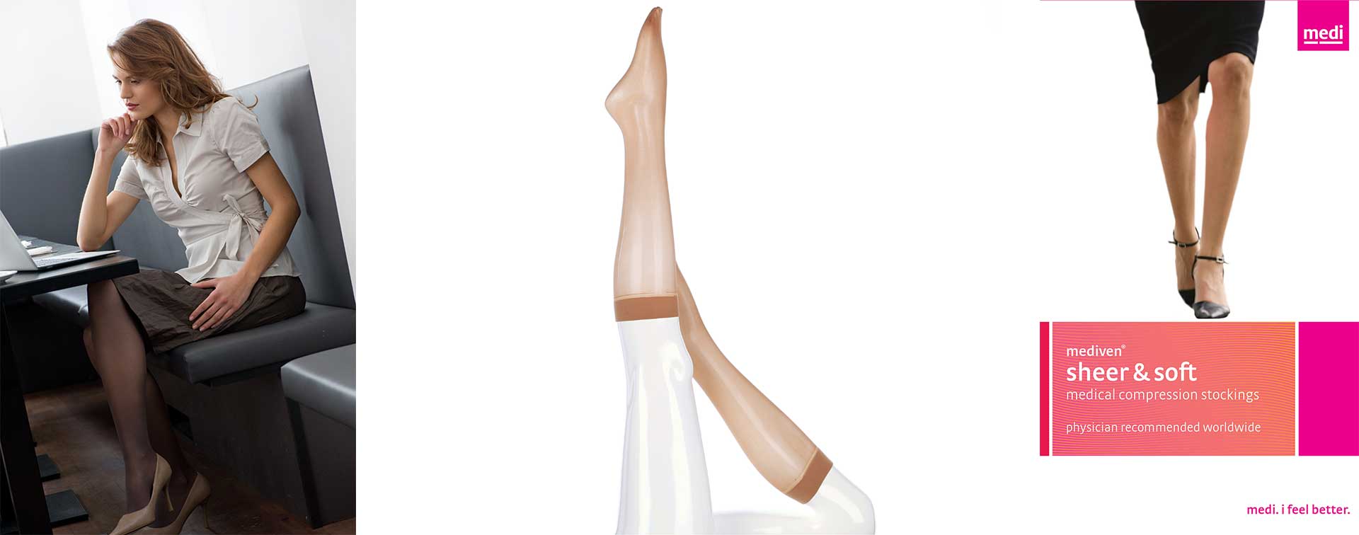 Featuring Mediven Sheer and Soft