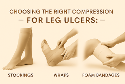 Choosing the Right Compression for Leg Ulcers: Stockings, Wraps, and Foam Bandages
