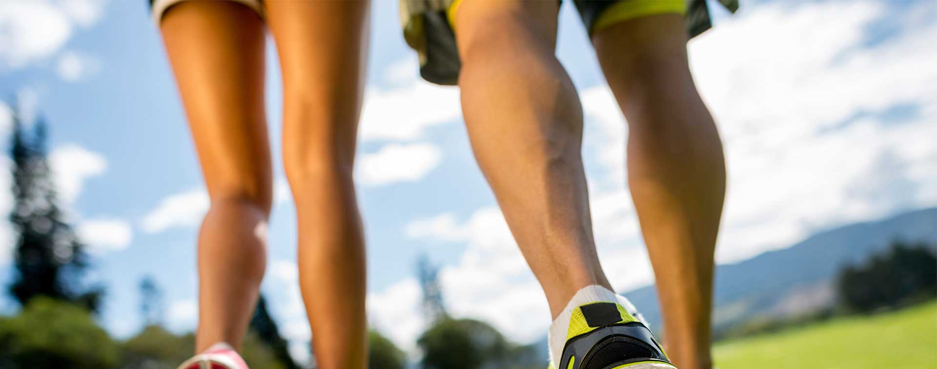 Hiking legs banner